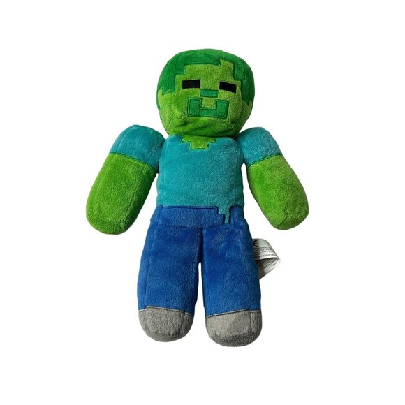 Mojang Plush Minecraft Jinx Creeper Zombie Steve Stuffed Animal - Picture 1 of 4